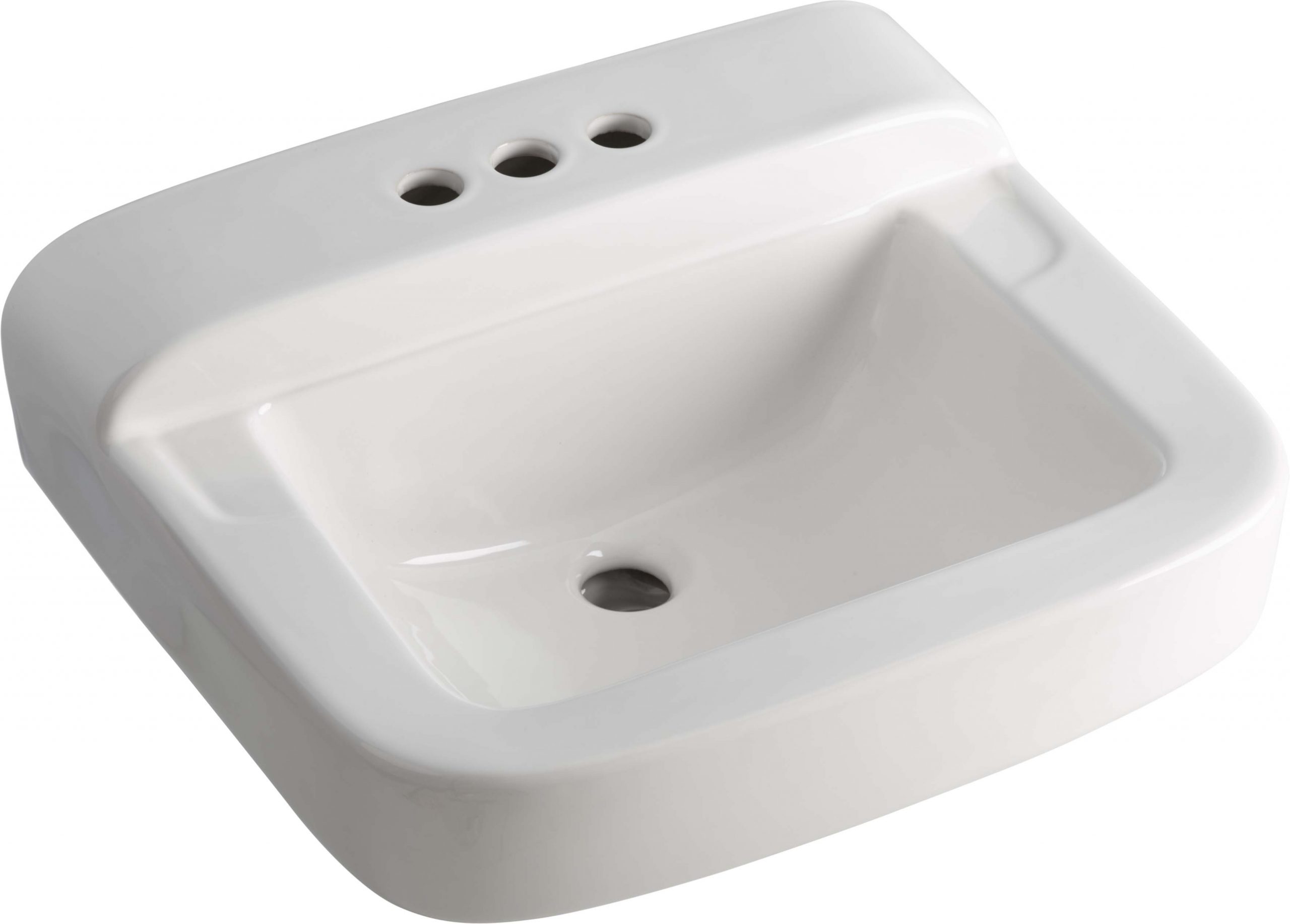 6619 Whitman 19" x 17" Wall-Mounted Lavatory 4" Centers